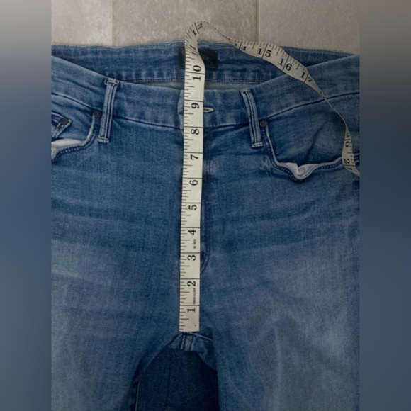 MOTHER The Looker Ankle We The Animals Skinny Jeans Blue Size 30 - Picture 11 of 12